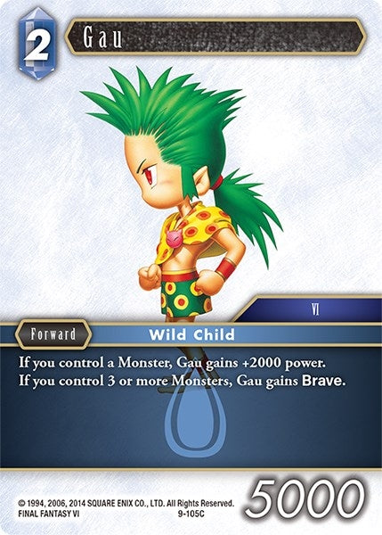 Gau (9) [OP9] - Final Fantasy TCG Single