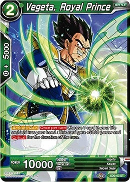 Image for Vegeta, Royal Prince (SD9-03) - Dragon Ball Super: Masters