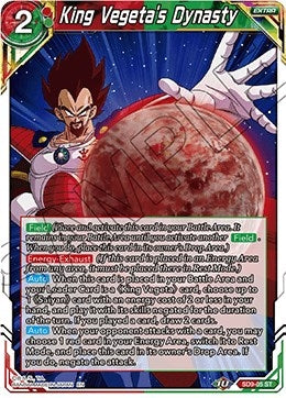 Image for King Vegeta's Dynasty (SD9-05) - Dragon Ball Super: Masters