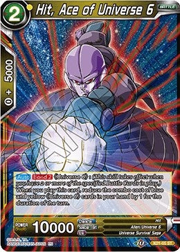 Image for Hit, Ace of Universe 6 (XD1-05) - Dragon Ball Super: Masters