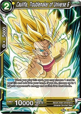 Image for Caulifla, Troublemaker of Universe 6 (XD1-07) - Dragon Ball Super: Masters