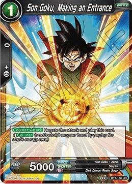 Image for Son Goku, Making an Entrance (BT7-100) - Dragon Ball Super: Masters