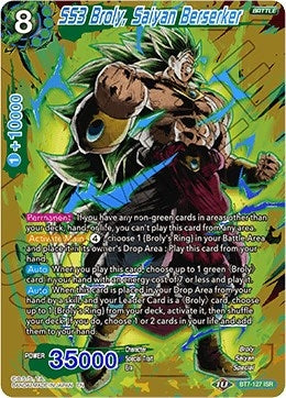 Image for SS3 Broly, Saiyan Berserker (BT7-127) - Dragon Ball Super: Masters
