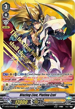 Blazing Lion Platina Ezel (SVR) (503) [V-BT05] - Cardfight Vanguard Single