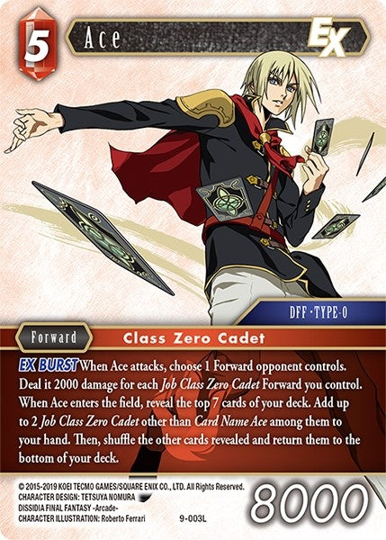Ace EX (9) [OP9] - Final Fantasy TCG Single
