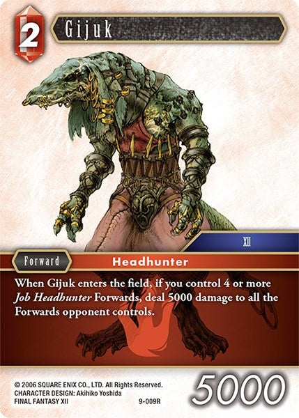 Gijuk (9) [OP9] - Final Fantasy TCG Single