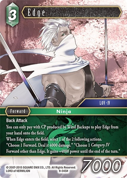 Edge (9) [OP9] - Final Fantasy TCG Single