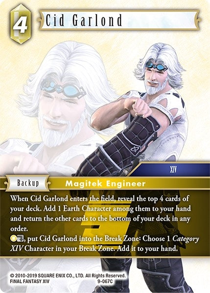 Cid Garlond (9) [OP9] - Final Fantasy TCG Single