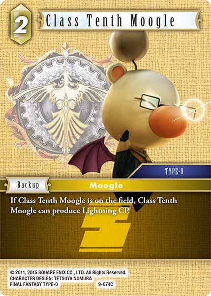 Class Tenth Moogle (9) [OP9] - Final Fantasy TCG Single