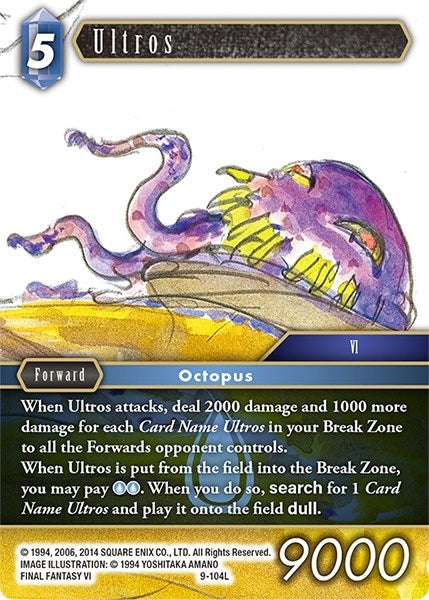 Ultros (9) [OP9] - Final Fantasy TCG Single