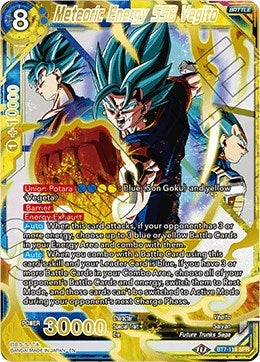 Image for Meteoric Energy SSB Vegito (SPR) (BT7-118) - Dragon Ball Super: Masters