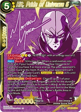 Image for Hit, Pride of Universe 6 (SPR Signature) (BT7-079) - Dragon Ball Super: Masters
