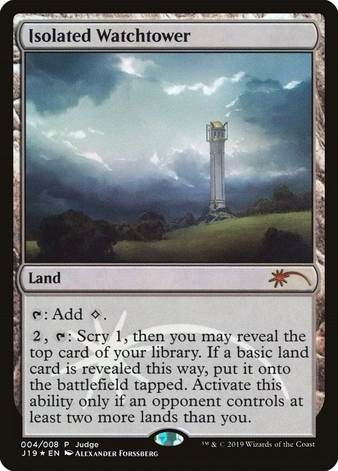 Isolated Watchtower (4) [JDG] - MTG Single