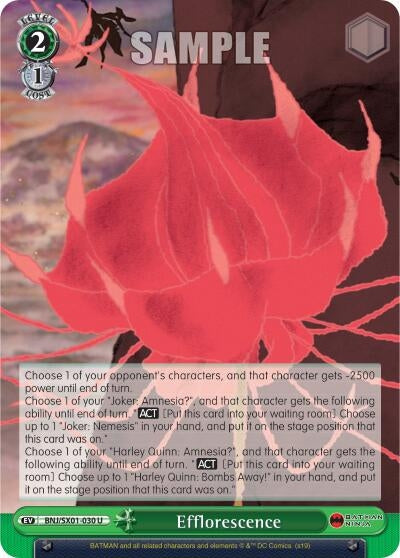 Efflorescence (1030) [BNJ/SX0] - Weiss Schwarz Single