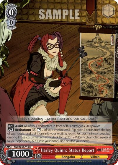 Harley Quinn: Status Report (1039) [BNJ/SX0] - Weiss Schwarz Single