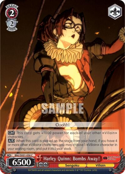 Harley Quinn: Bombs Away! (1056) [BNJ/SX0] - Weiss Schwarz Single