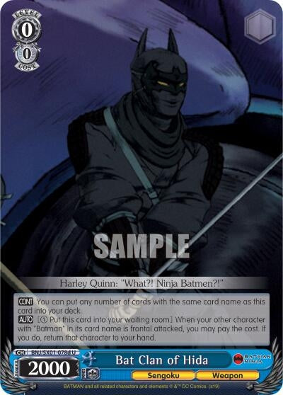 Bat Clan of Hida (D) (1078) [BNJ/SX0] - Weiss Schwarz Single
