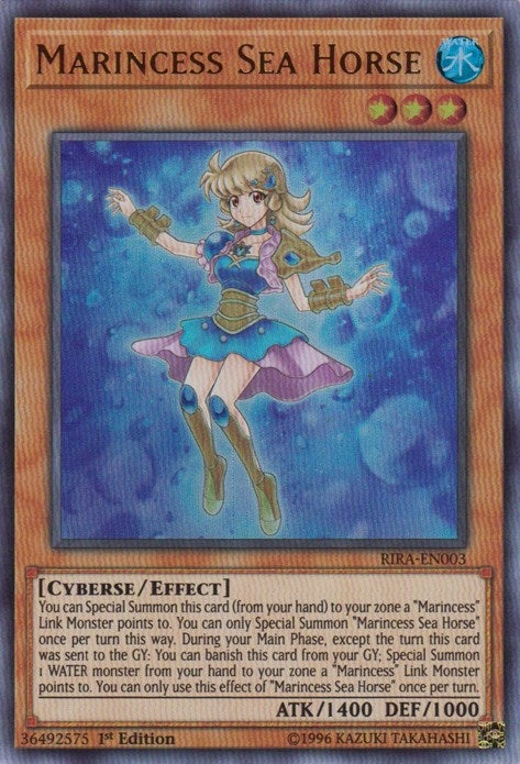 Marincess Sea Horse (3) (RIRA) - YuGiOh Single
