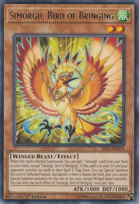 Simorgh Bird of Bringing (18) (RIRA) - YuGiOh Single