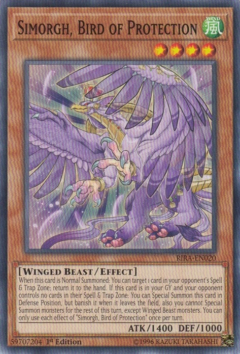 Simorgh Bird of Protection (20) (RIRA) - YuGiOh Single