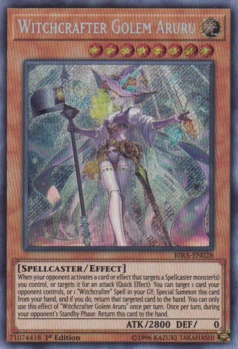Witchcrafter Golem Aruru (28) (RIRA) - YuGiOh Single