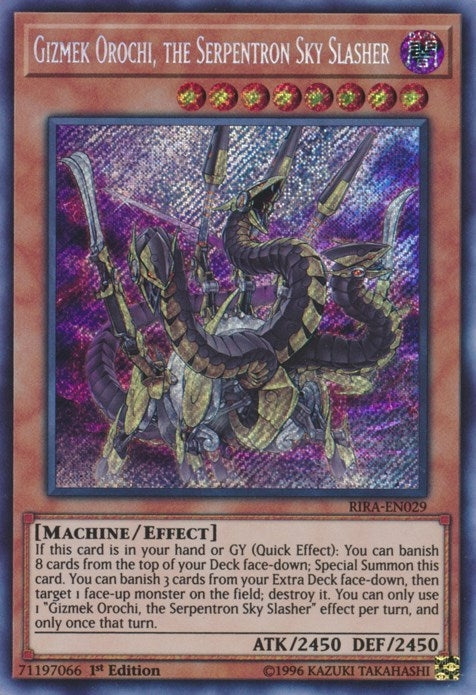 Gizmek Orochi the Serpentron Sky Slasher (29) (RIRA) - YuGiOh Single