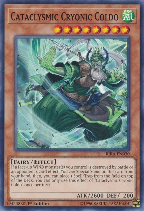 Cataclysmic Cryonic Coldo (30) (RIRA) - YuGiOh Single