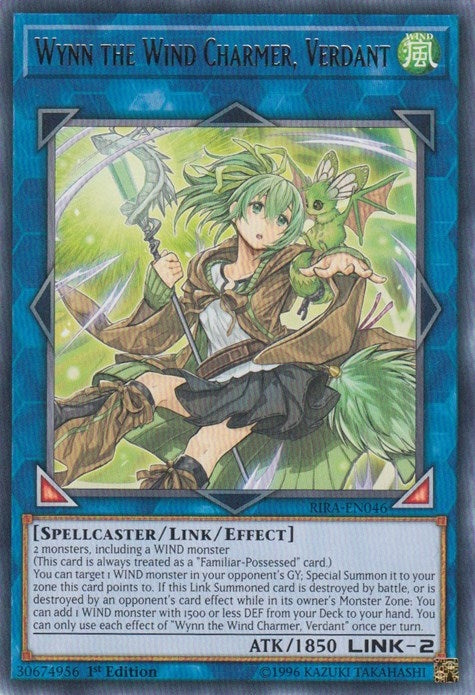 Wynn the Wind Charmer Verdant (46) (RIRA) - YuGiOh Single