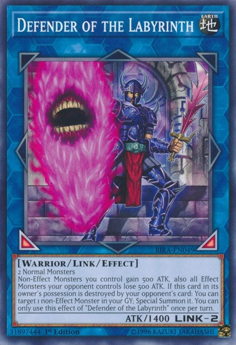 Defender of the Labyrinth (49) (RIRA) - YuGiOh Single