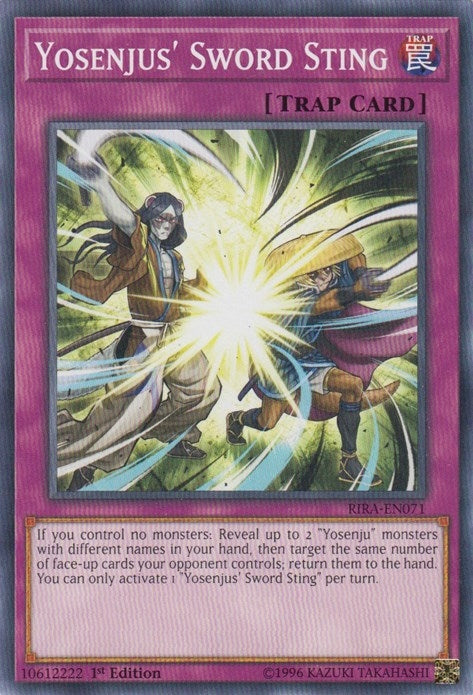 Yosenjus’ Sword Sting (71) (RIRA) - YuGiOh Single