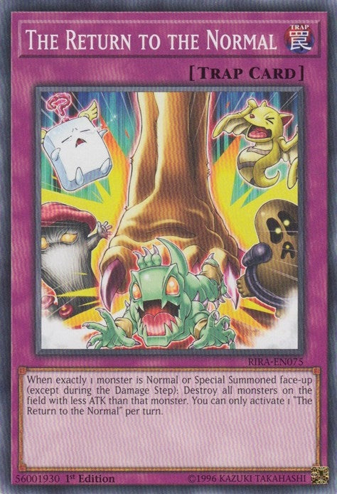 The Return to the Normal (75) (RIRA) - YuGiOh Single