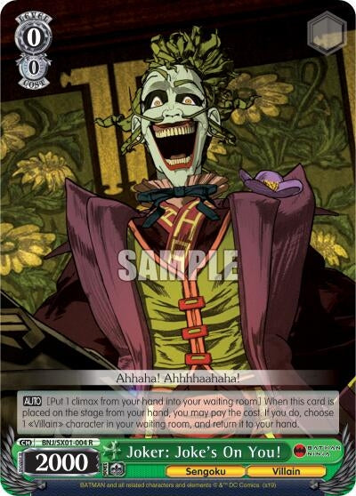 Joker: Joke’s On You! (1004) [BNJ/SX0] - Weiss Schwarz Single