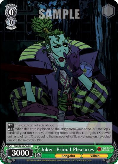 Joker: Primal Pleasures (1006) [BNJ/SX0] - Weiss Schwarz Single
