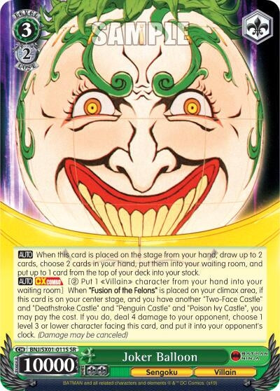 Joker Balloon (SR) (1011) [BNJ/SX0] - Weiss Schwarz Single