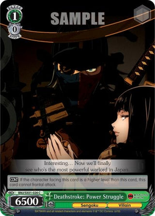 Deathstroke: Power Struggle (1026) [BNJ/SX0] - Weiss Schwarz Single