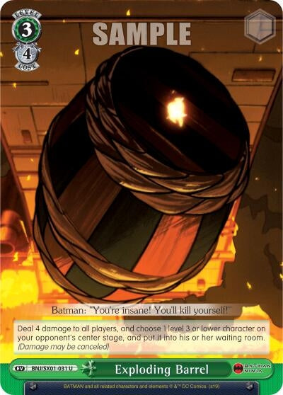 Exploding Barrel (1031) [BNJ/SX0] - Weiss Schwarz Single