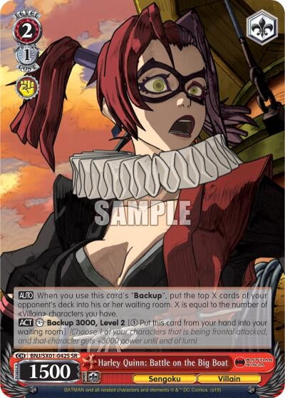 Harley Quinn: Battle on the Big Boat (SR) (1042) [BNJ/SX0] - Weiss Schwarz Single