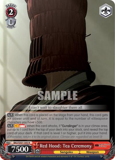 Red Hood: Tea Ceremony (1043) [BNJ/SX0] - Weiss Schwarz Single