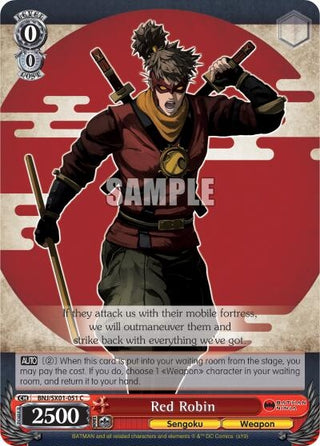 Red Robin (1051) [BNJ/SX0] - Weiss Schwarz Single