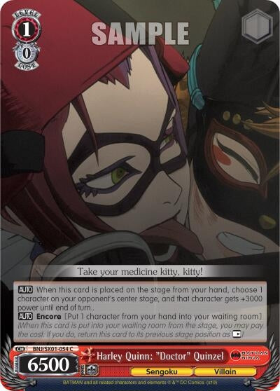 Harley Quinn: ’Doctor’ Quinzel (1054) [BNJ/SX0] - Weiss Schwarz Single