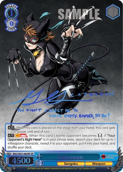 Catwoman (SP) (1065) [BNJ/SX0] - Weiss Schwarz Single