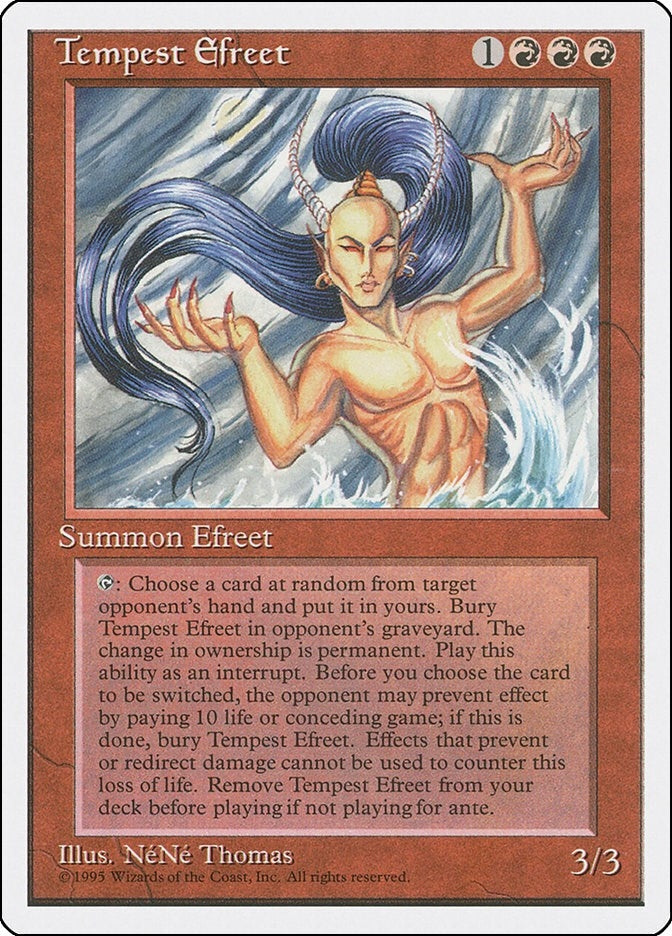 Tempest Efreet [4ED] - MTG Single
