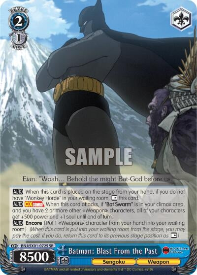 Batman: Blast From the Past (SR) (1072) [BNJ/SX0] - Weiss Schwarz Single
