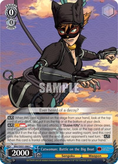 Catwoman: Battle on the Big Boat (1086) [BNJ/SX0] - Weiss Schwarz Single