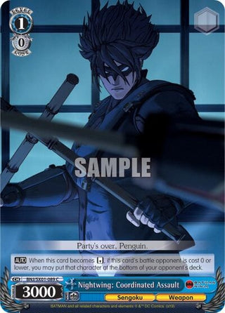 Nightwing: Coordinated Assault (1089) [BNJ/SX0] - Weiss Schwarz Single