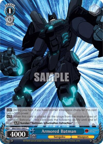 Armored Batman (1090) [BNJ/SX0] - Weiss Schwarz Single