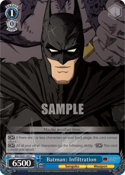 Batman: Infiltration (1092) [BNJ/SX0] - Weiss Schwarz Single