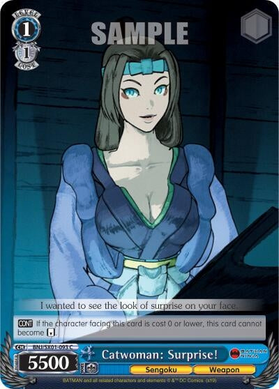 Catwoman: Surprise! (1093) [BNJ/SX0] - Weiss Schwarz Single