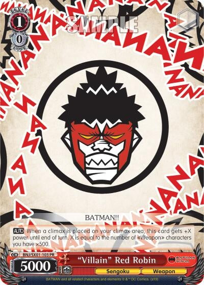 ’Villain’ Red Robin (1103) [BNJ/SX0] - Weiss Schwarz Single