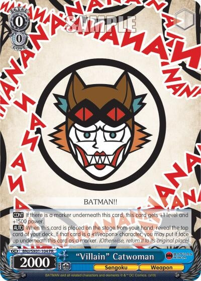 ’Villain’ Catwoman (1104) [BNJ/SX0] - Weiss Schwarz Single